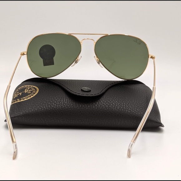 RayBan Aviator Green G-15 Lenses - Picture 6 of 8